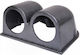 Car Dashboard Double Instrument Mount Carbon Type