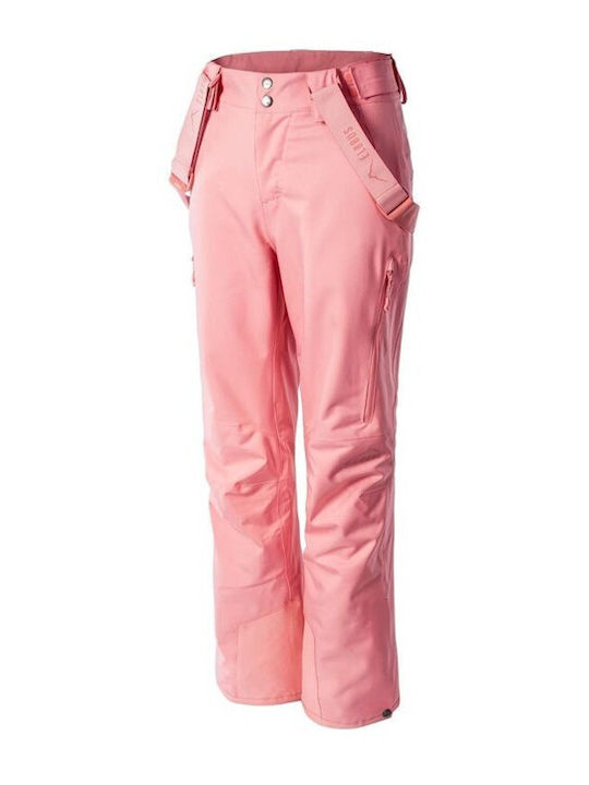 Elbrus Lenna 92800326395 Women's Dungarees for Ski & Snowboard Pink