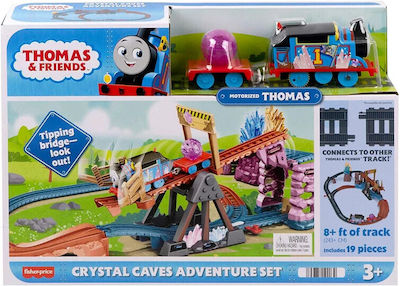 Fisher Price Thomas & Friends Crystal Caves Adventure Set cu Trenuleț pentru 3++ Ani