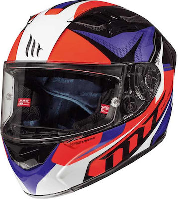 MT Kre Lookout G2 Full Face Helmet DOT / ECE 22.05 1400gr Fluo Red