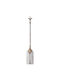 HomeMarkt Decorațiune Suspendată Lucrată Manual Albă Din Lemn 16.5x16.5cm