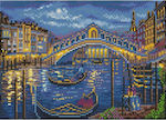 Diamond Dotz Evening Stroll to the Rialto Bridge Diamond Painting Canvas Kit 35x25cm