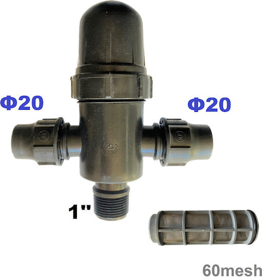 Palaplast 3486/2063 Φίλτρο Γραμμής 20x1"x20 60Mesh