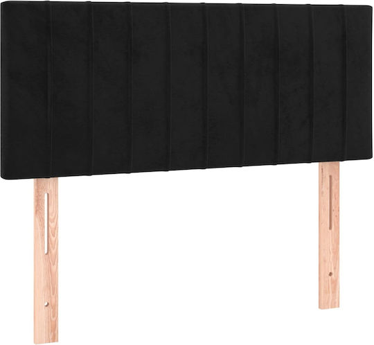 vidaXL Κεφαλάρι Κρεβατιού Υφασμάτινο Μαύρο 80x78cm