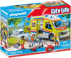 Playmobil City Life Ασθενοφόρο με Διασώστες for 4-10 years