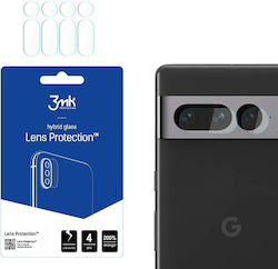 3MK 4Pack Camera Protection Tempered Glass Transparent for the Google Pixel 7 Pro