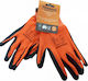 Titanium Gloves for Work Orange Nitrile 1pcs