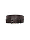 MEN'S LEATHER BELTS 4CM SB-4004 BROWN