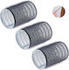 Set Rollers Wire Mesh Roller in Black Color 3pcs