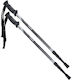 Hi-Tec Pair of Telescopic Trekking Poles with 3 Sections Lapland Black 290gr