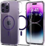 Spigen Ultra Hybrid Magsafe Silicone Back Cover Durable Deep Purple (iPhone 14 Pro)