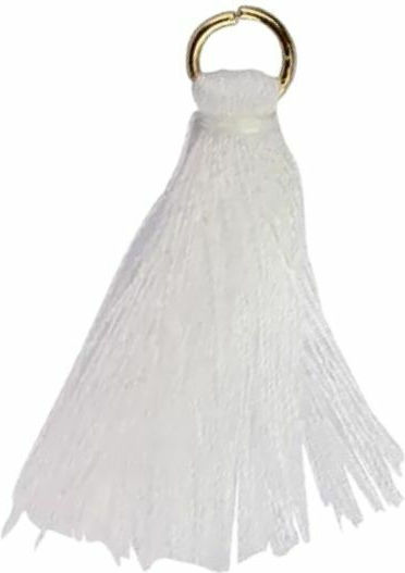 Faitakis Pack Decorative Tassel for DIY Crafts White