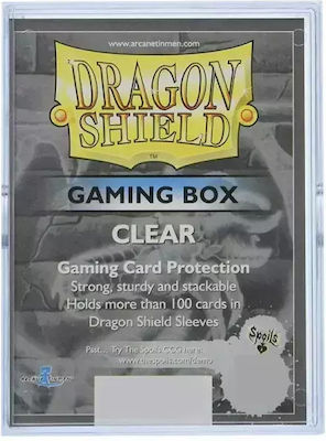 Dragon Shield Strongbox Clear Accesorii pentru Jocuri de Cărți de Schimb