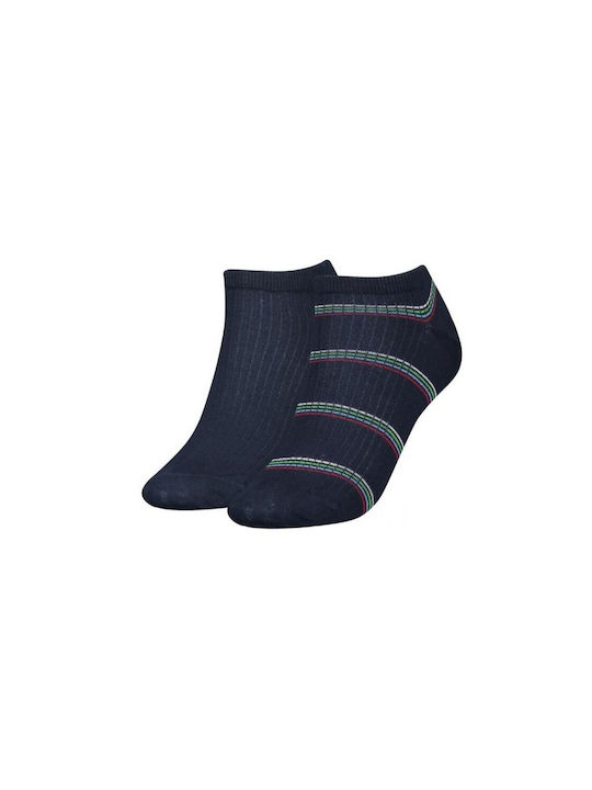 Tommy Hilfiger Women's Solid Color Socks Blue