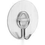 Inofix Metallic Hanger Kitchen Hook with Sticker Silver S7906759