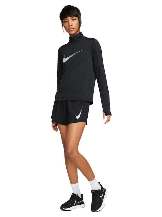 Nike Swoosh Women's Sporty Shorts Black