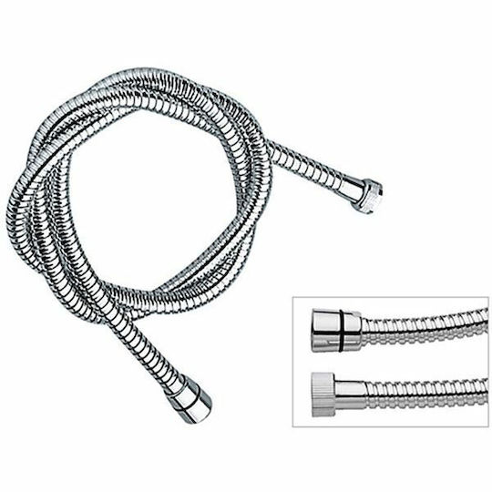 Remer 333CNX120 Σπιράλ Ντουζ Inox 120cm Ασημί
