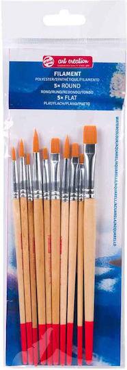 Royal Talens Art Creation 5R/5F Paint Brush Set 10pcs