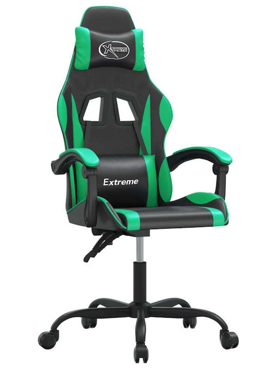 vidaXL 349570 Καρέκλα Gaming Δερματίνης Πρασινο...
