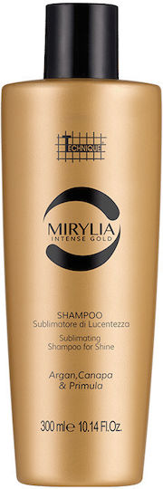 Technique Mirylia Intense Gold Σαμπουάν Αναδόμησης/Θρέψης & Όγκου για Όλους τους Τύπους Μαλλιών 300ml