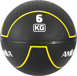 Amila 90709 Medicine Ball 25.5cm 6kg Black