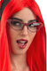 Carnival Glasses Red 1pcs