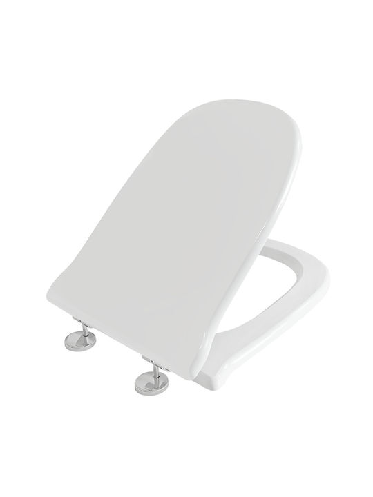 Elvit Plastic Toilet Seat White Roca Dama Senso 40-44.5cm