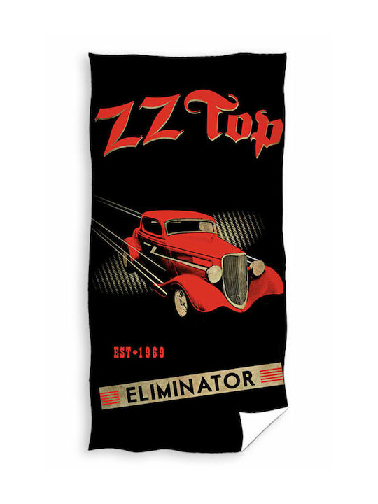 Carbotex Zz Βρεφική Πετσέτα Σώματος Μαύρη 70x140cm