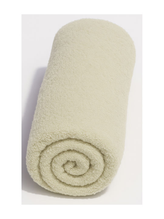 Carbotex Βρεφική Πετσέτα Σώματος Ecru 70x140cm Βάρους 500gr/m²