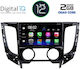 Digital IQ Ηχοσύστημα Αυτοκινήτου για Fiat Fullback Mitsubishi L200 2015+ με A/C (Bluetooth/USB/AUX/WiFi/GPS/Apple-Carplay/Android-Auto/CD) με Οθόνη Αφής 9"