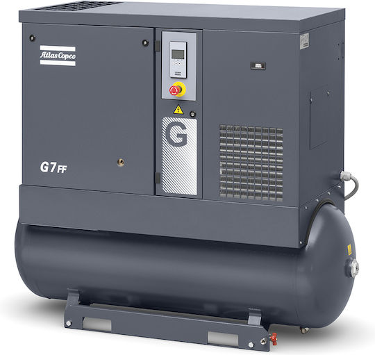Atlas Copco G7FF Dreiphasig Luftkompressor 145dB mit Leistung 10hp und Lufttank 500Es 8152103673-50527