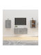 Wall Cabinets Gray 2 Pieces 40x34.5x60cm