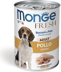 Monge Fresh Canned Wet Dog Food with Chicken 1 x 400gr