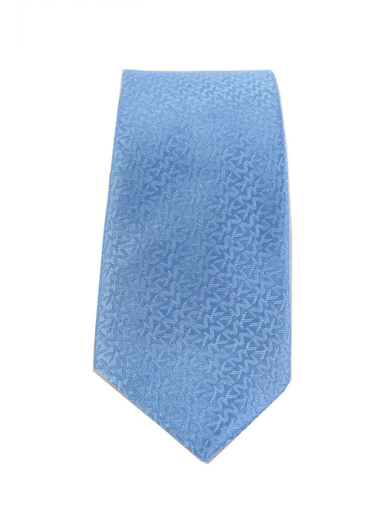 Michael Kors Herren Krawatte Seide Gedruckt in Hellblau Farbe