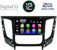 Digital IQ Ηχοσύστημα Αυτοκινήτου για Fiat Fullback Mitsubishi L200 2015+ με Clima (Bluetooth/USB/AUX/WiFi/GPS/Apple-Carplay/Android-Auto) με Οθόνη Αφής 9"