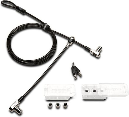 Kensington Universal 3-in-1 Schlüssel Kabelschloss mit Twin Lockheads