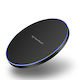 Techsuit Wireless Charger (Qi Pad) and Cable micro USB 10W Blacks (CHWR002)