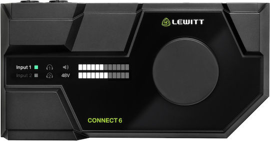 Lewitt Connect 6 Εξωτερική Επαγγελματική Κάρτα Ήχου με Σύνδεση USB
