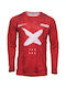 Thor MX Pulse HZRD Männer Motocross-Shirt Red/White