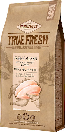 Carnilove True Fresh 1.4kg Hrană Uscată fără Cereale pentru Câini Seniori cu Pui
