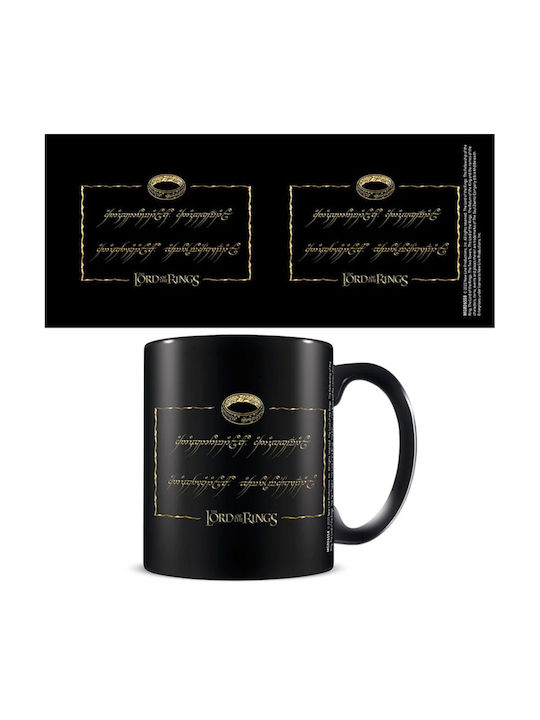 Pyramid International The Lord Of The Rings - One Ring Κούπα Κεραμική Μαύρη 320ml