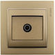 Mono Electric TV Terminal Antenna Socket Bronze 505-002236138