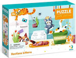 Kids Puzzle Restless Kittens for 3++ Years 30pcs Dodo