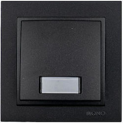 Mono Electric Despina Knopf Glocke in Schwarz F...