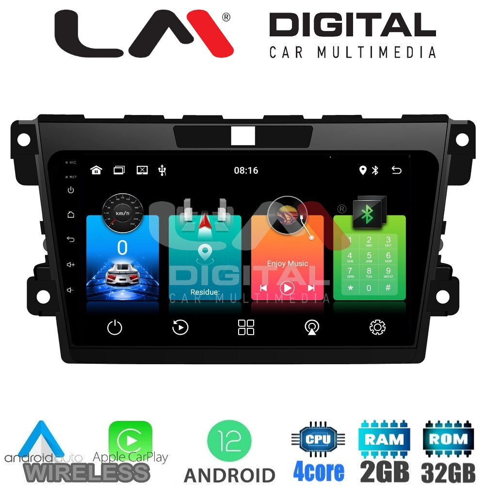 LM Digital Ηχοσύστημα Αυτοκινήτου για Mazda CX7 2006 (Bluetooth/USB