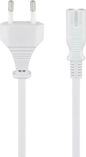 Euro - IEC C7 Cable 3.6m Λευκό 0123.050