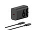Motorola Φορτιστής GaN με Θύρα USB-C και Καλώδιο USB-C - USB-C 68W Μαύρος (TurboPower)