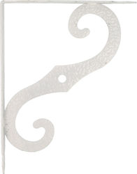 DECORATIVE CORNER FORGED 200X250 WHITE