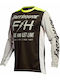 Fasthouse Grindhouse Clyde Pentru bărbați Tricou Motocross Mânecă lungă Black/White
