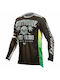 Fasthouse Grindhouse Swell Pentru bărbați Tricou Motocross Mânecă lungă Black/Grey/Green